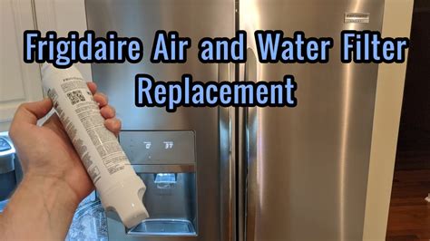 frigidaire refrigerator filter reset